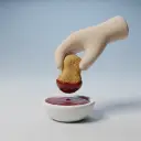 a înmuia — 적시다