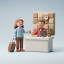 το check-out — de uitcheck