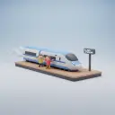 το πρώτο τρένο — de eerste trein