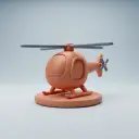 un hélicoptère — 헬리콥터