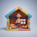 Ich wohne in — Ik woon in