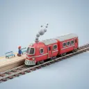 un train — 기차