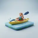 un kayak — 카약