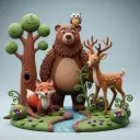 дикая природа — 야생 동물