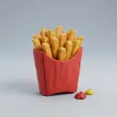 pomfrit — de patat