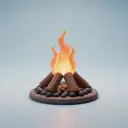 đống lửa trại — 모닥불