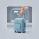 η χειραποσκευή — de handbagage