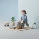 a aspira — 청소기를 돌리다