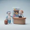 το check-in — inchecken