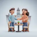 Встречаться — 만나다