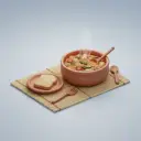 ужин — 저녁