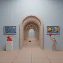 η πινακοθήκη — de kunstgalerie