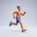 a face jogging — 조깅하다