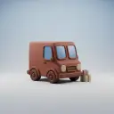 une camionnette — 승합차
