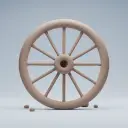 une roue — 바퀴